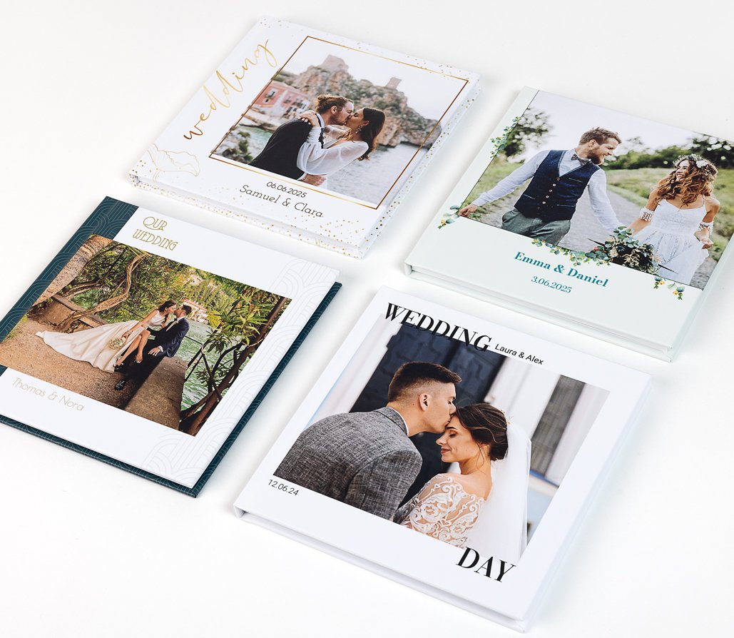 DazSpirit Album fotografico da 15 x 10 cm, 408 tasche, copertina in lino personalizzabile, 10 x